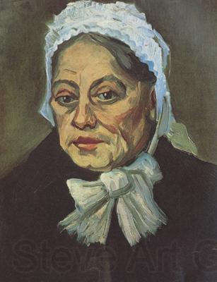 Vincent Van Gogh Head of an Old Woman with White Cap (nn04) Spain oil painting art